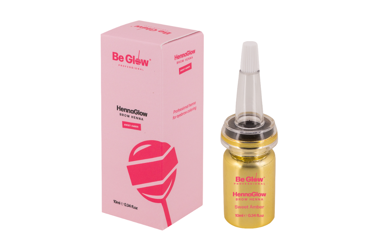 BROW HENNA Professional henna for eyebrow coloring Sweet Amber, 10 ml