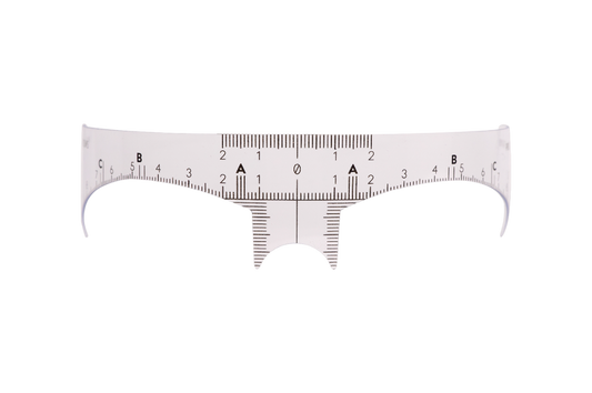 PROFESSIONAL RULER Eyebrow mapping ruler